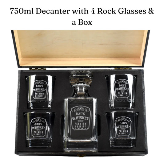 Personalized Whiskey Decanter