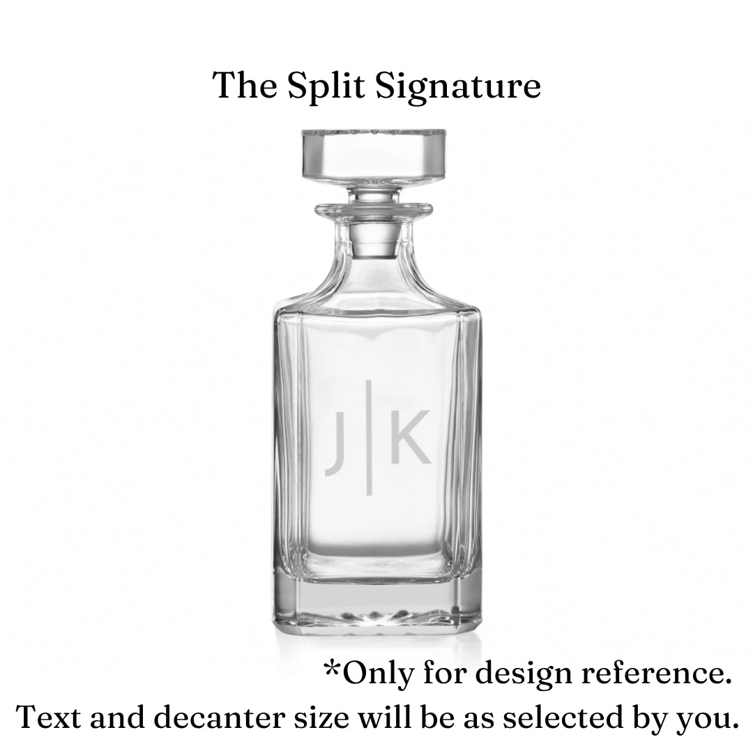 Personalized Whiskey Decanter