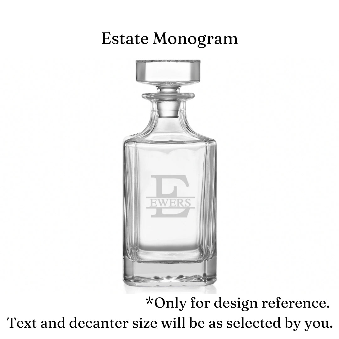 Personalized Whiskey Decanter