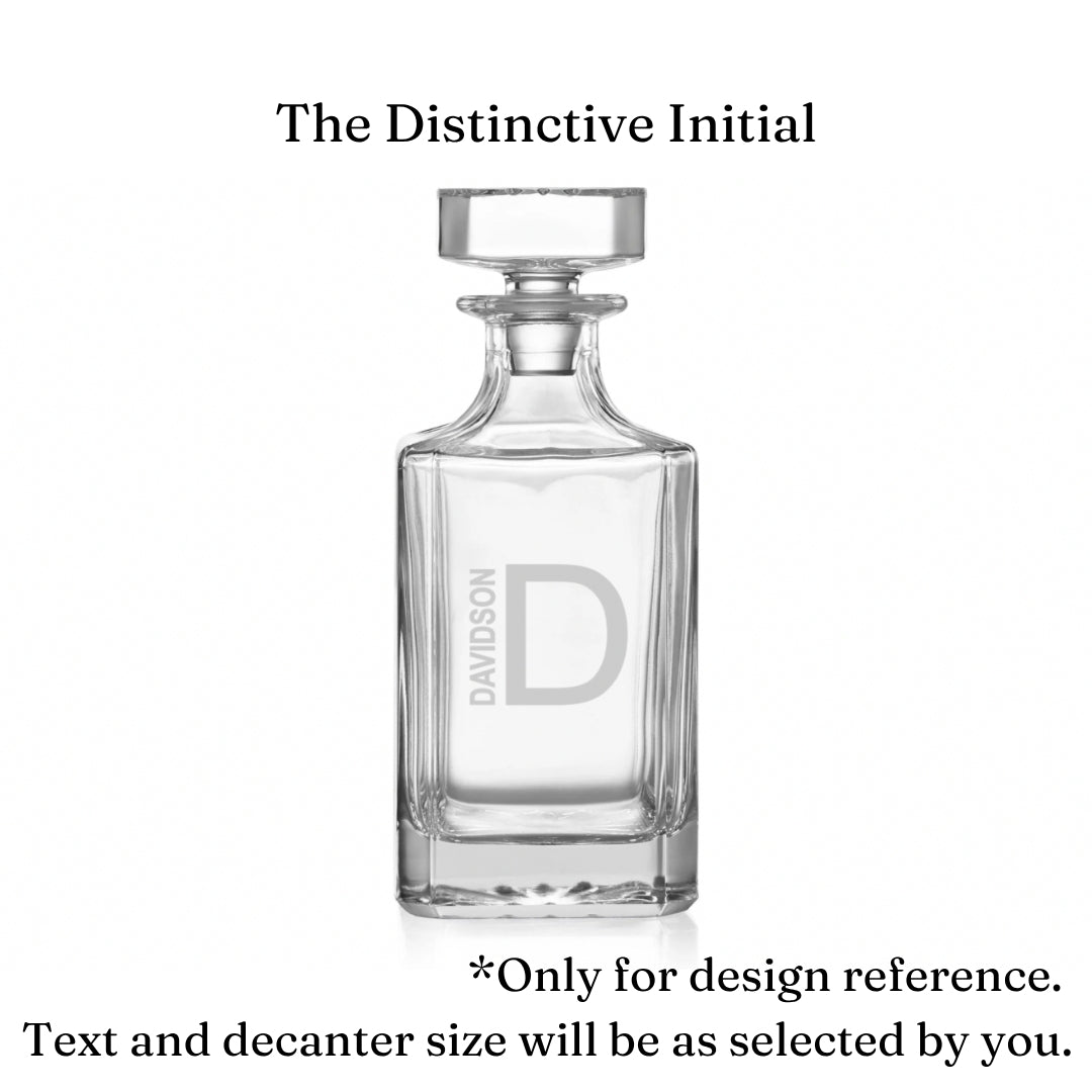 Personalized Whiskey Decanter