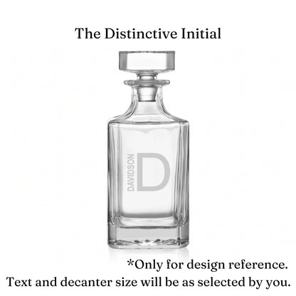 Personalized Whiskey Decanter