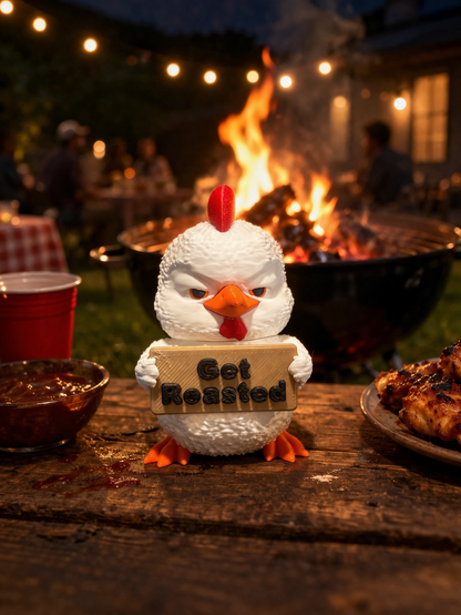 Funny Chicken Shelf Sitter | Choose Your Sign Option