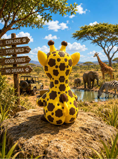 Funny Giraffe Shelf Sitter – Choose Your Sign Option
