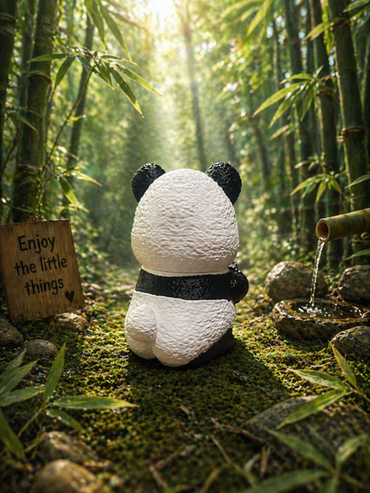 Funny Panda Shelf Sitter – Choose Your Sign Option