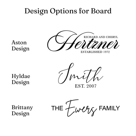 Personalized Marble and Acacia Charcuterie Board with Utensils